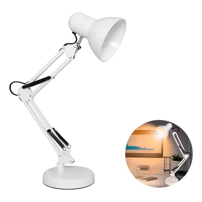 Lampara De Mesa Escritorio Brazo Flexible Metal