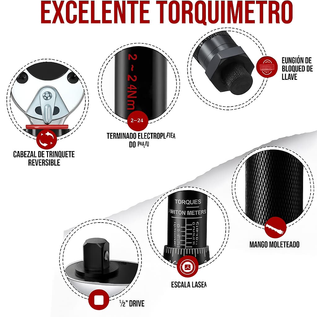Torquimetro 1/2 Alta Precision