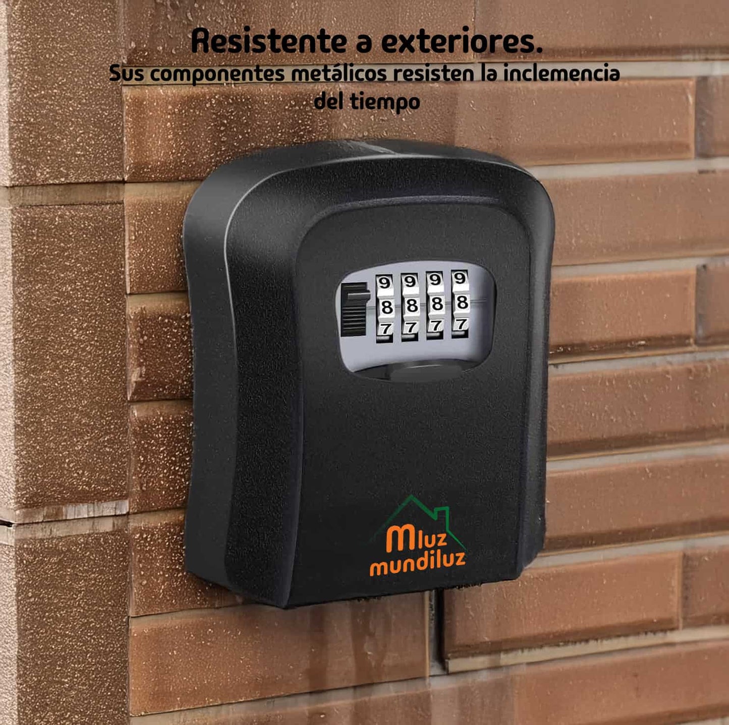 Porta Llaves De Pared Tipo Caja Fuerte De Seguridad