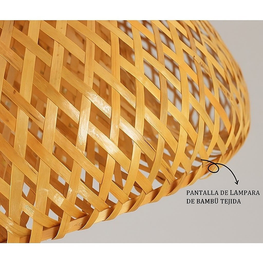 Lámpara De Techo Colgante Moderna Natural Organic 2