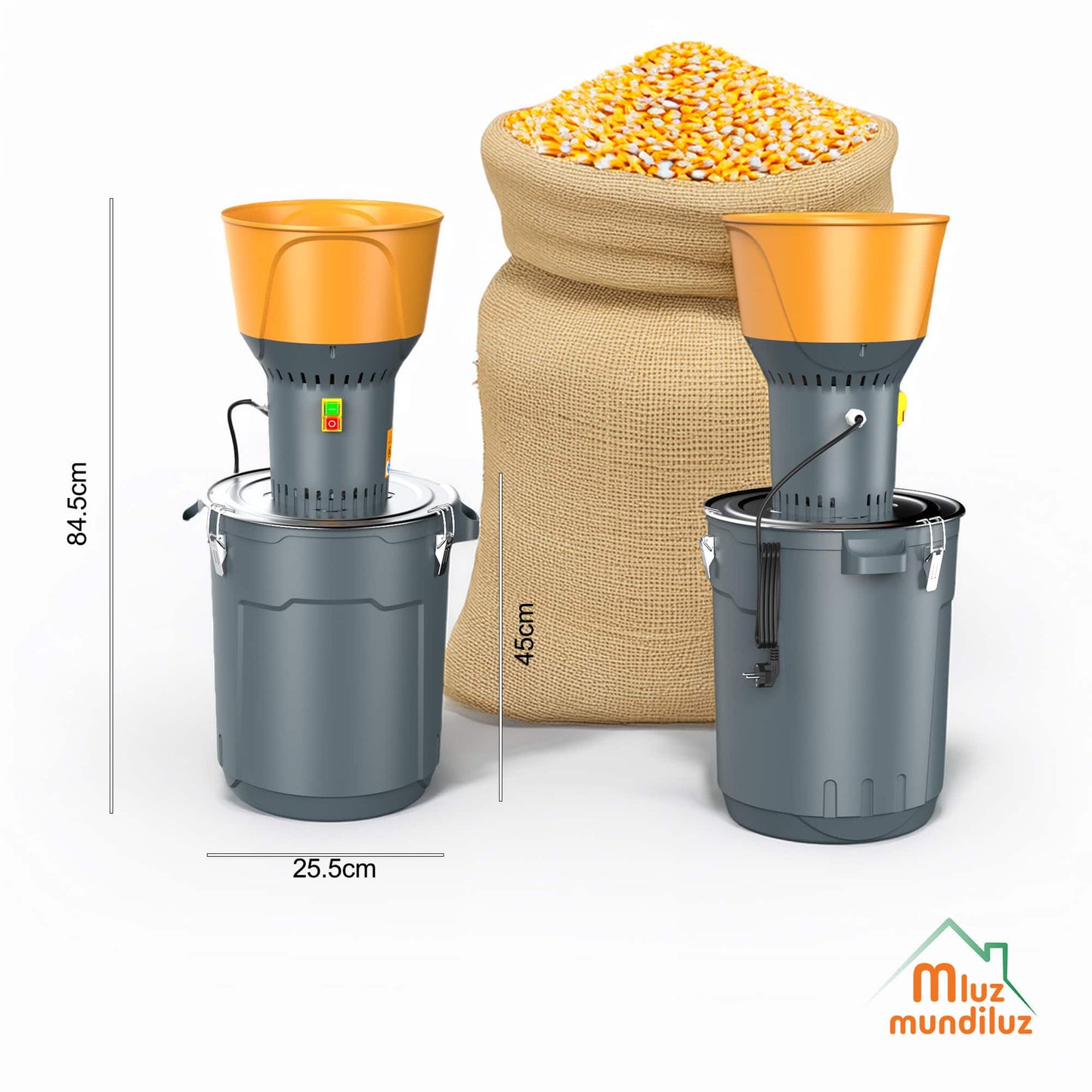 Molino Para Alimento De Animales Grano Seco 300 Kg/h