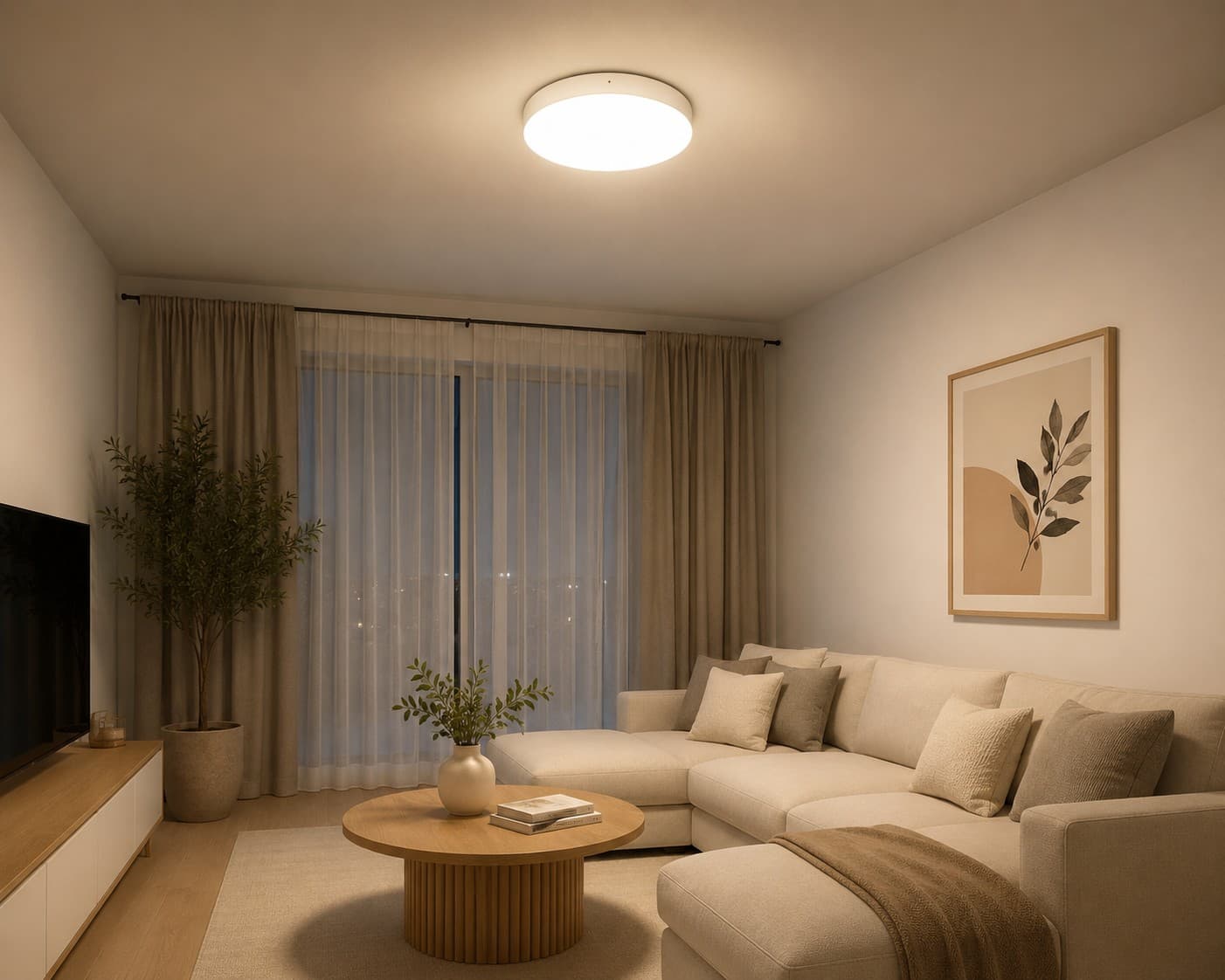 Panel Led 24w Multitono 17 Cm Sobreponer Luz 3 Tonos