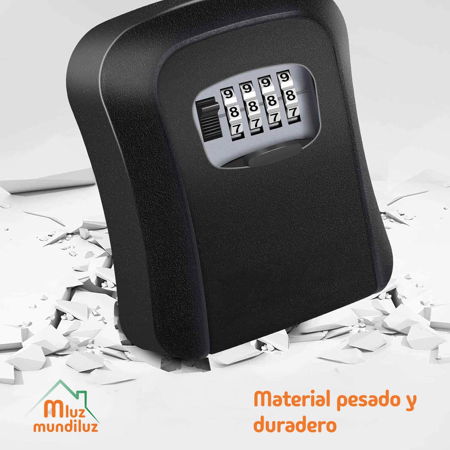 Porta Llaves De Pared Tipo Caja Fuerte De Seguridad