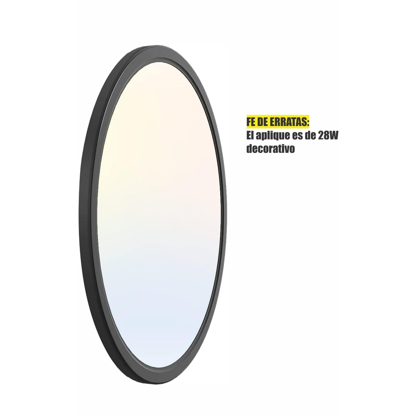 Lampara Plafón De Techo O Pared Multitono 3000, 4500 Y 6000k