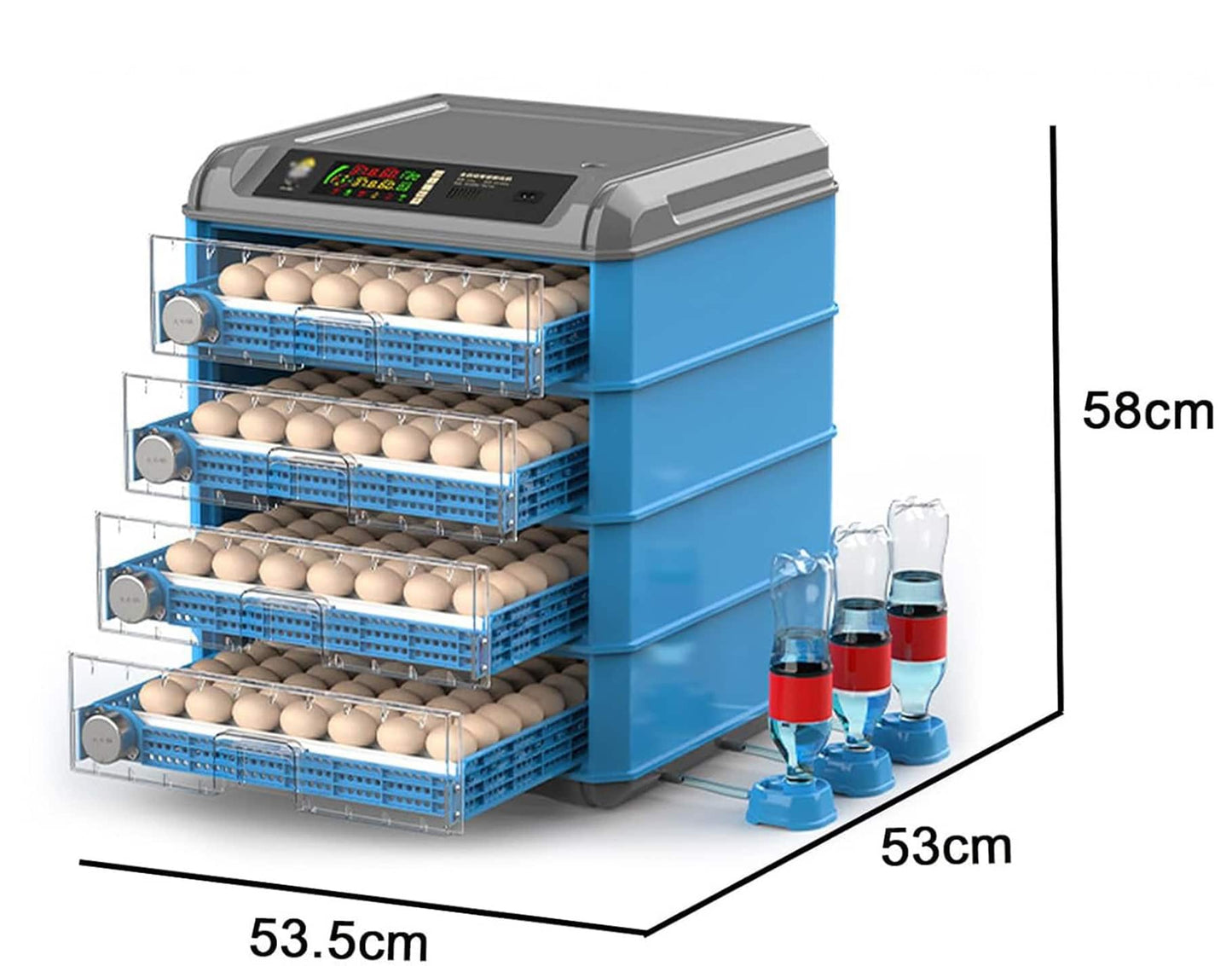 Incubadora De 400 Huevos Inteligente industrial Automática