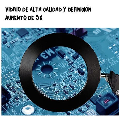 Lampara Lupa De Escritorio Brazo Flexible Fija.