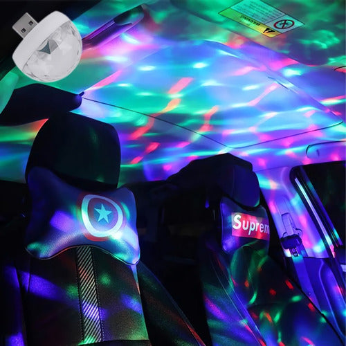 Lampara Proyector De Luces De Colores Decorativo Usb
