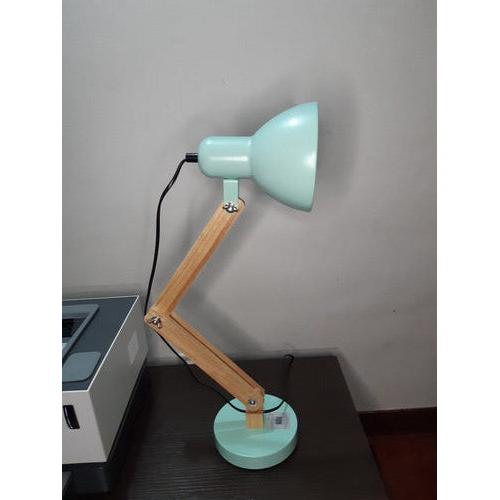 Lampara De Mesa Escritorio De Brazo Madera