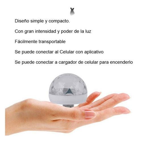 Lampara Proyector De Luces De Colores Decorativo Usb