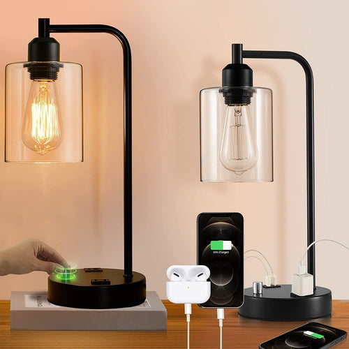 Lámpara De Mesa De Noche Moderna.