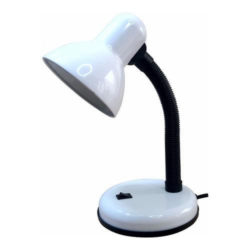 Lampara Escritorio Mesa Cuello Flexible