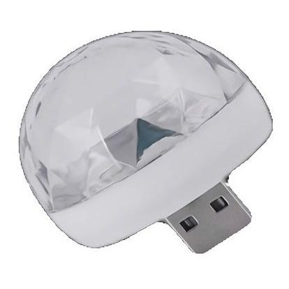 Bombillo Rgb Decorativo Reflector De Luces De Colores Usb