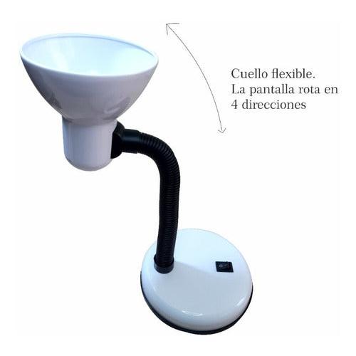 Lampara Escritorio Mesa Cuello Flexible