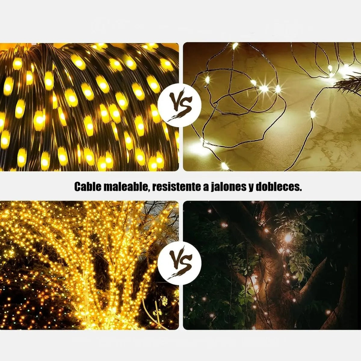 Luces De Navidad Lineal De 60 Metros Exteriores.