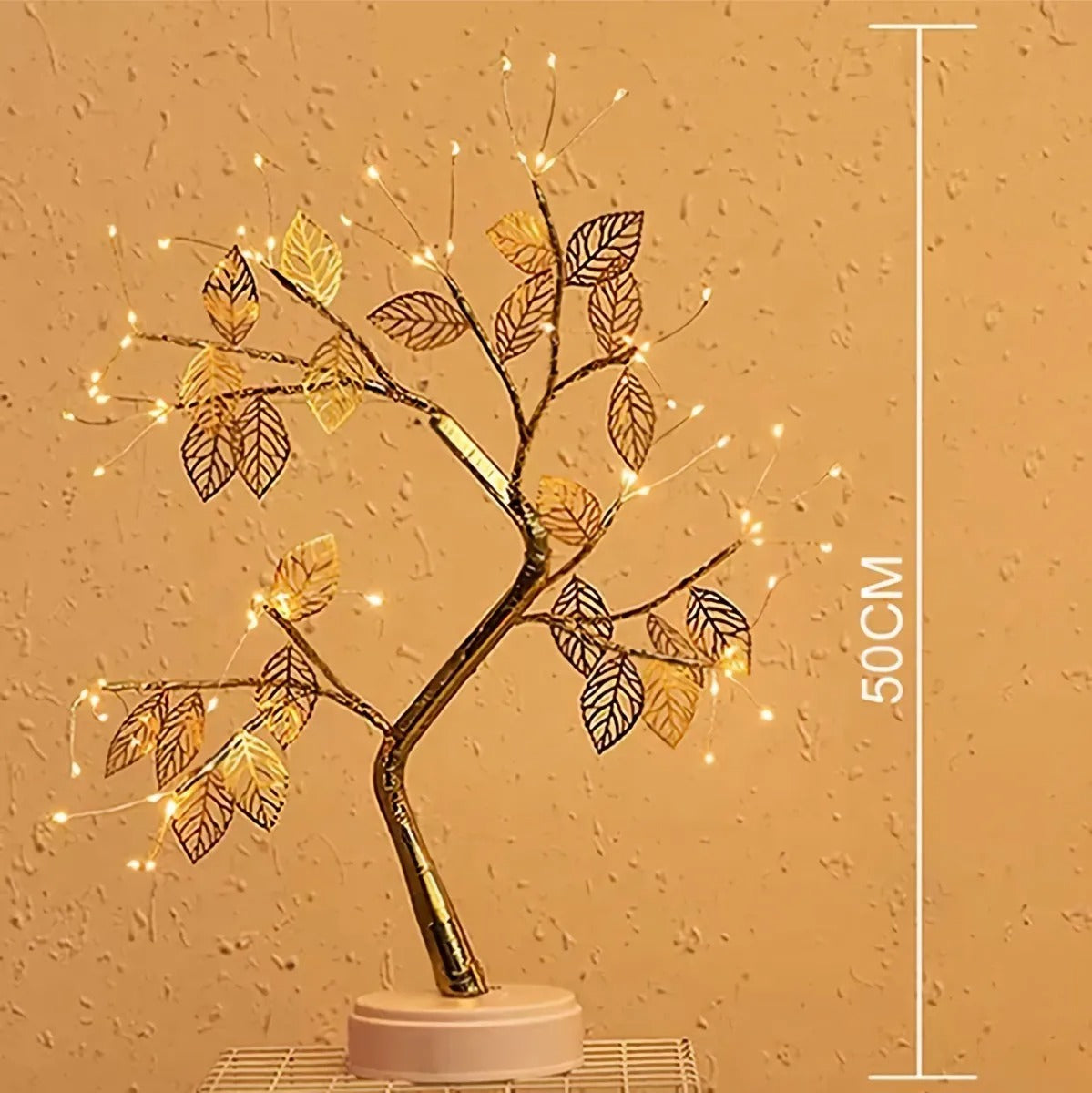 Árbol De Navidad Para Mesa Con Luces Led