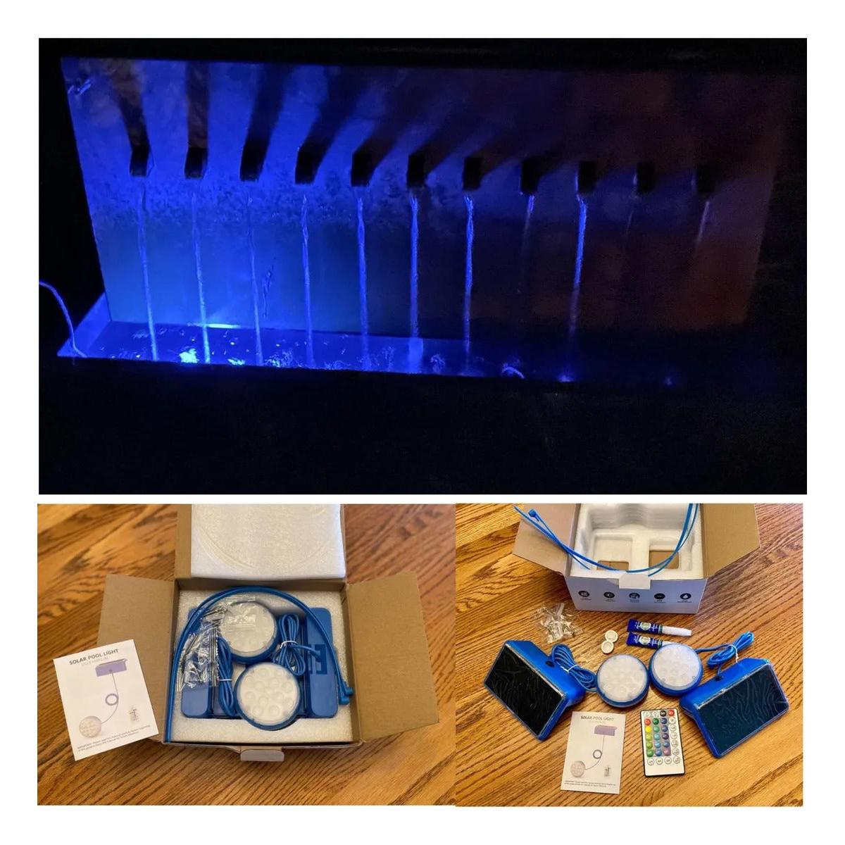 Balas Sumergibles Solares Para Piscinas X 2 Unidades