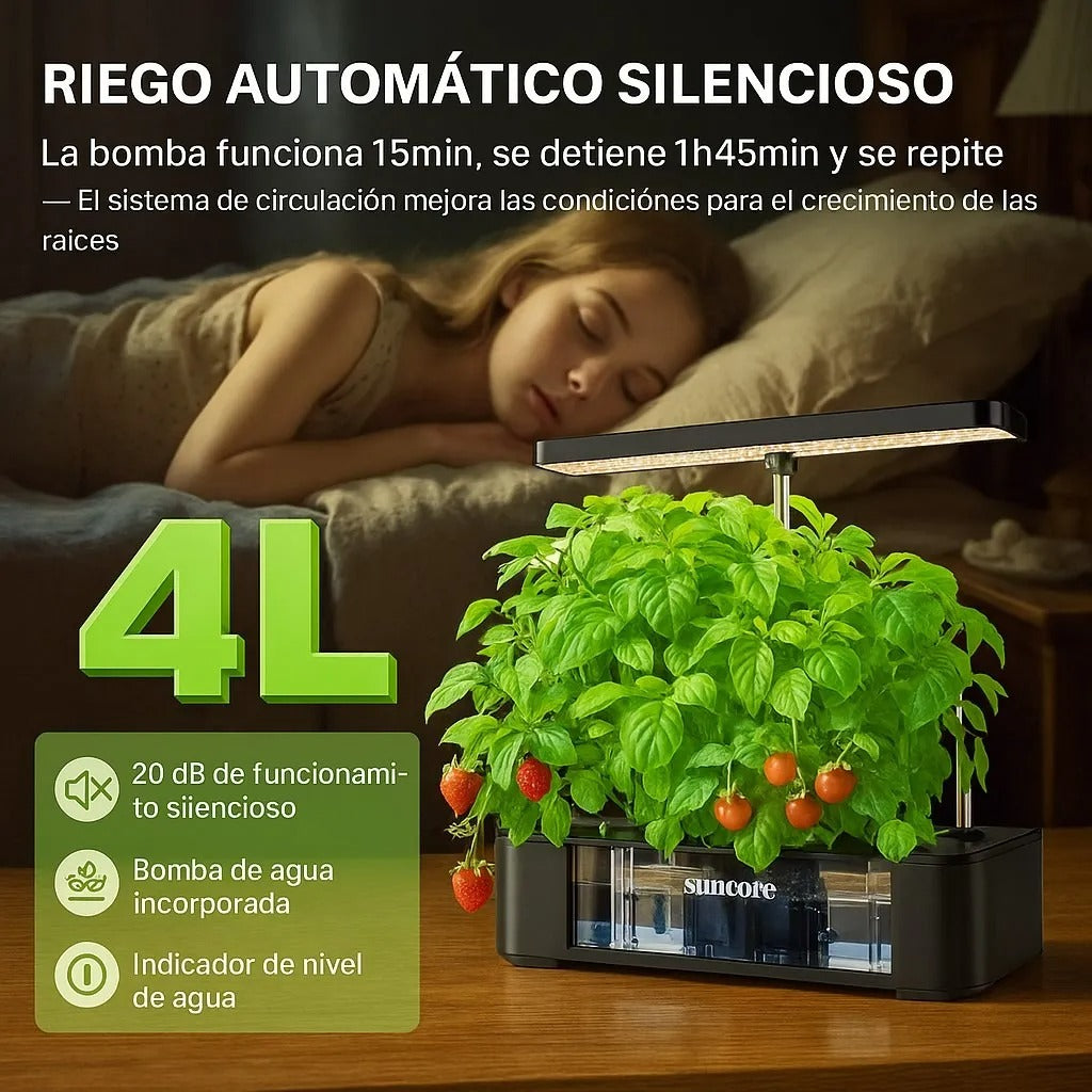 Sistema Cultivo Hidroponico Plantas Flores Frutas Verduras