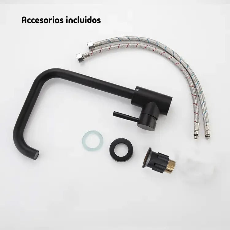 Llave Lavaplatos Plana Grifo Griferia Monomando Inoxidable