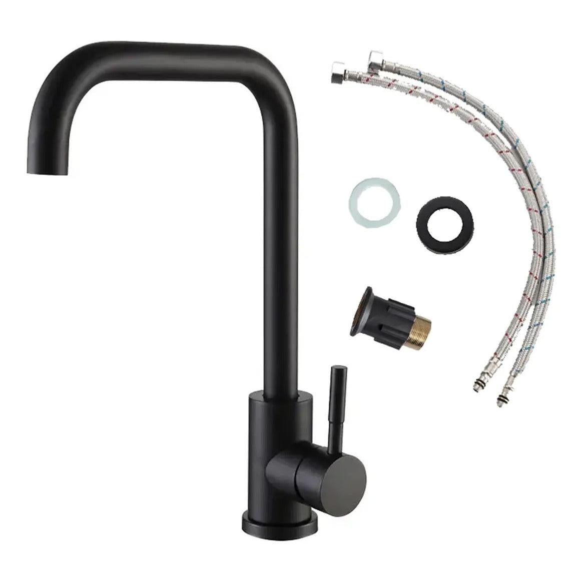 Llave Lavaplatos Plana Grifo Griferia Monomando Inoxidable