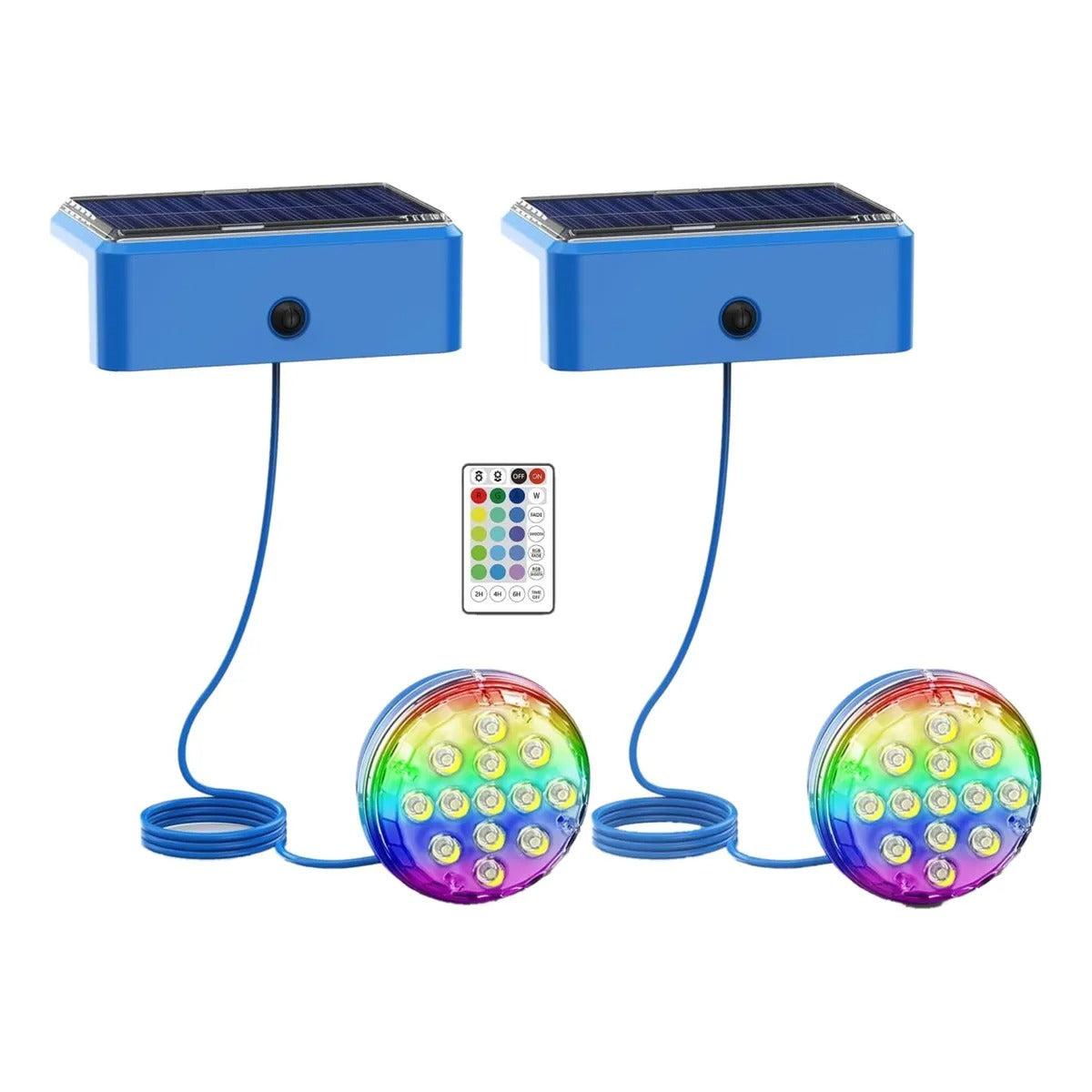 Balas Sumergibles Solares Para Piscinas X 2 Unidades