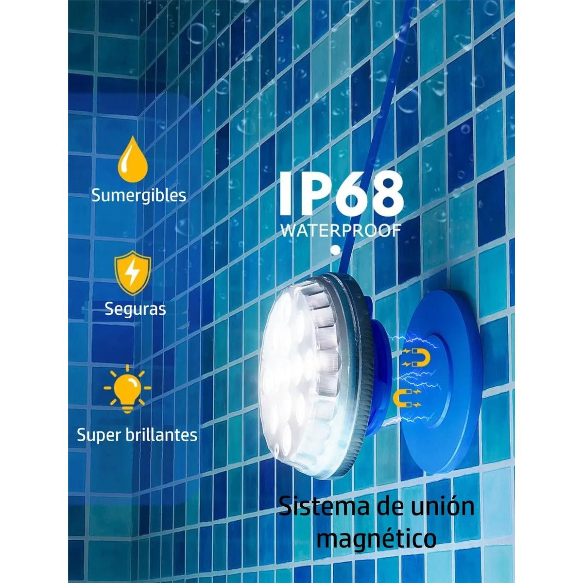 Balas Sumergibles Solares Para Piscinas X 2 Unidades