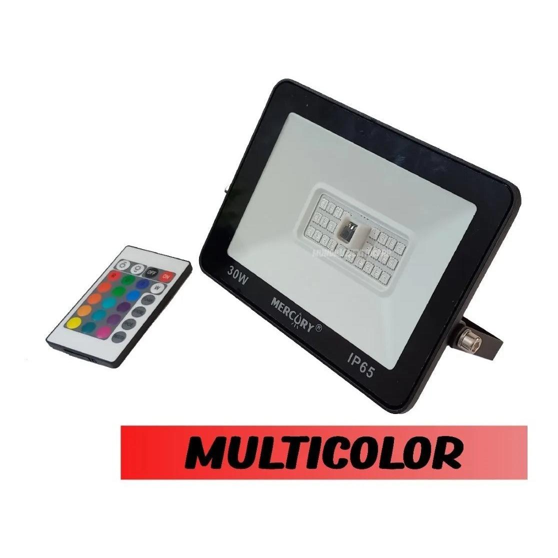 Reflector Led Rgb Multicolor Con Control 30w