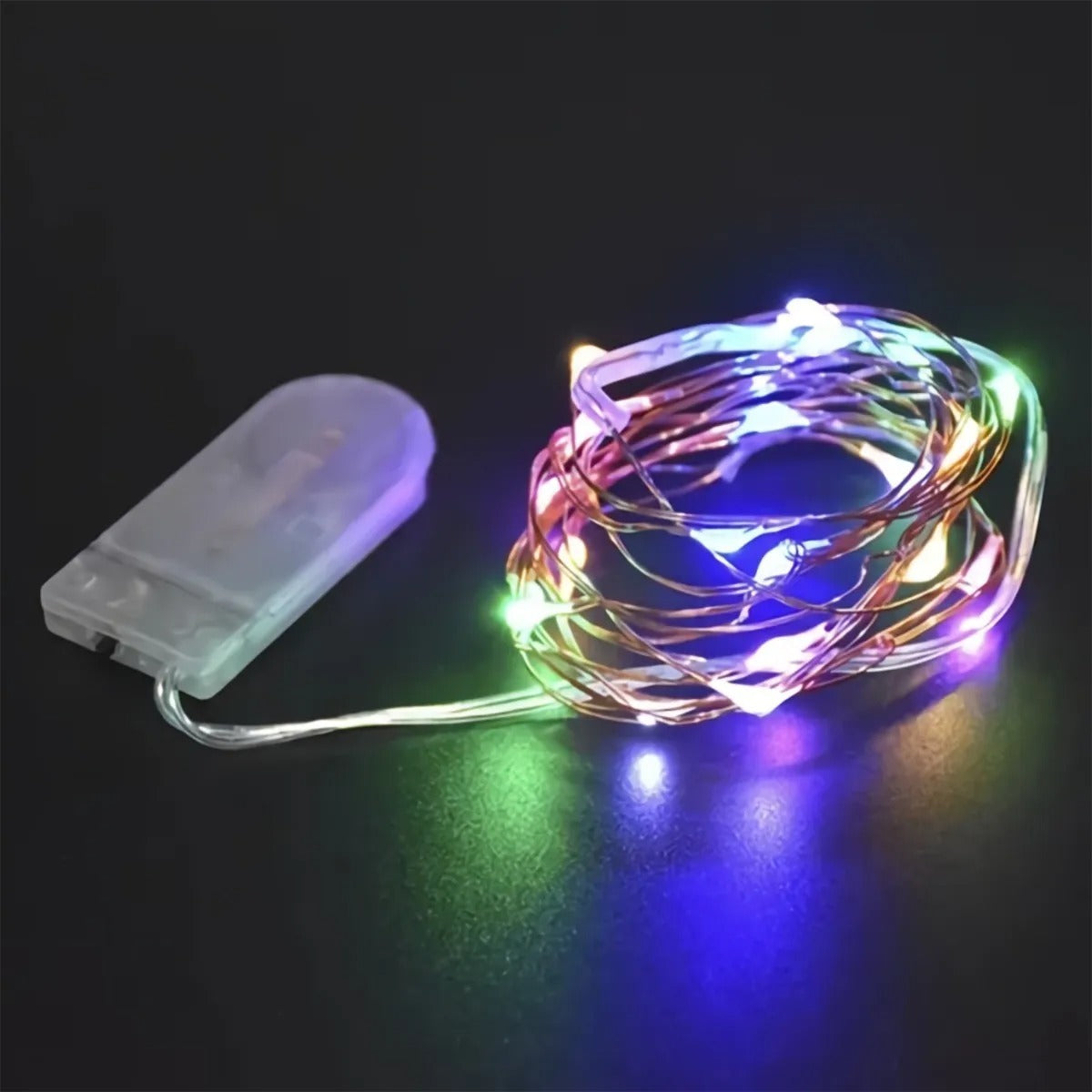Extension De Luces Micro Led Alambre Con 20 Leds 2m.
