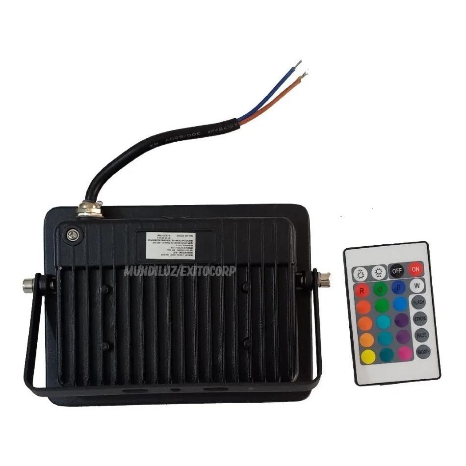 Reflector Led Rgb Multicolor Con Control 30w