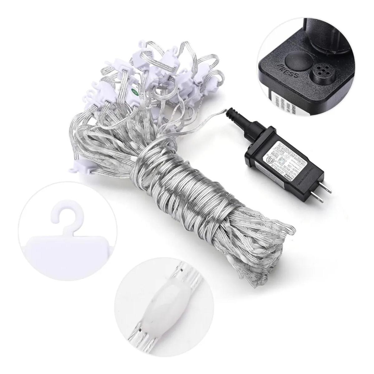 Malla De Navidad Inteligente Control App Forma Figuras
