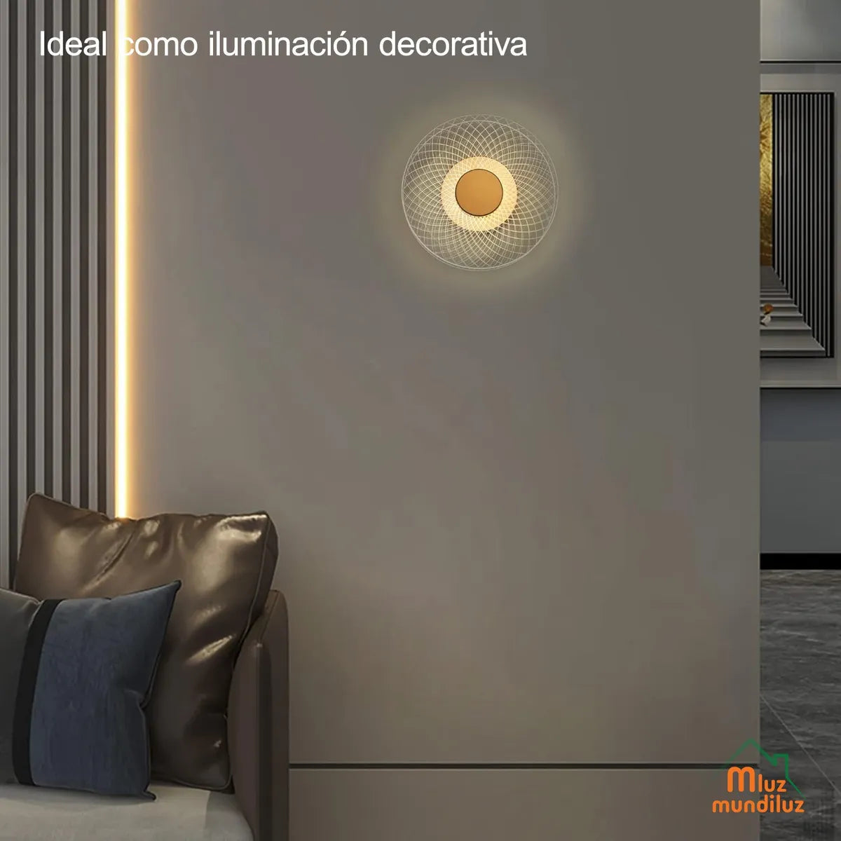 Lámpara Aplique De Pared De Lujo Novedoso Luxury