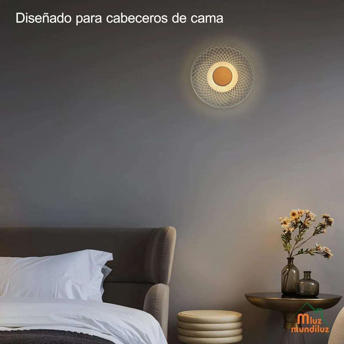 Lámpara Aplique De Pared De Lujo Novedoso Luxury