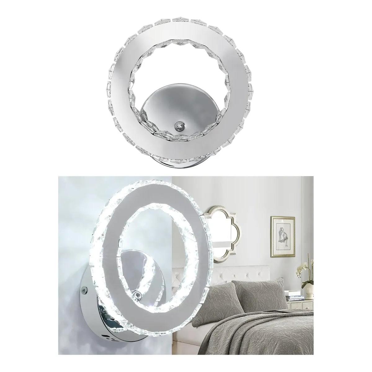 Lámpara De Pared Decorativa Moderna Modelo Luna Nueva