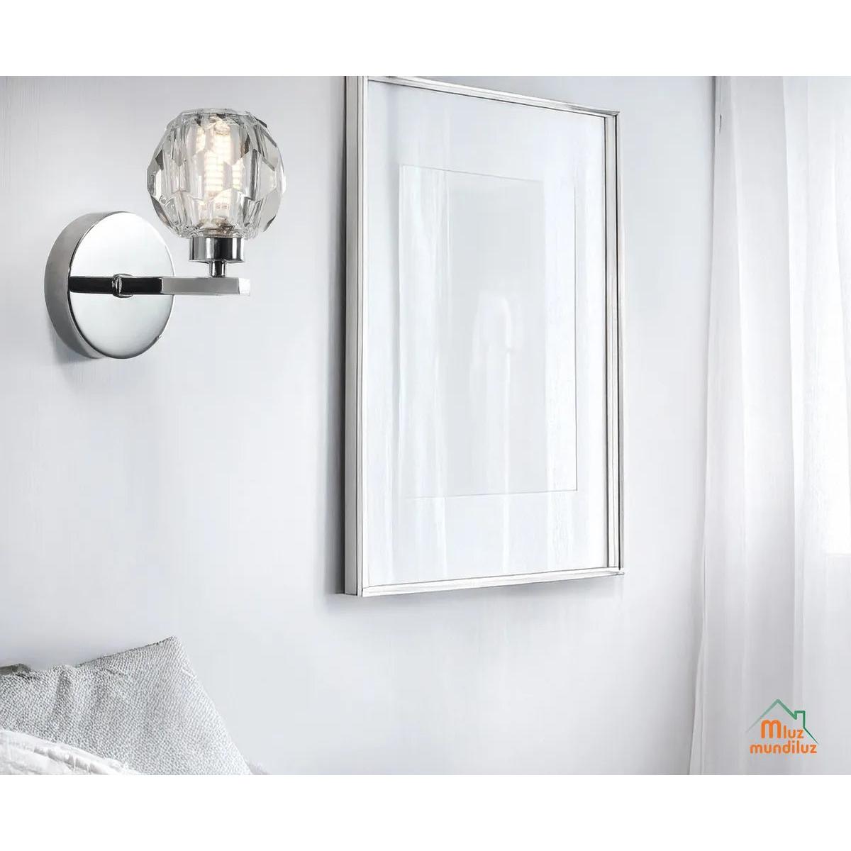 Lámpara De Pared Decortiva De Lujo Modelo Aposento