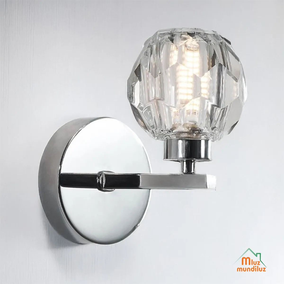 Lámpara De Pared Decortiva De Lujo Modelo Aposento