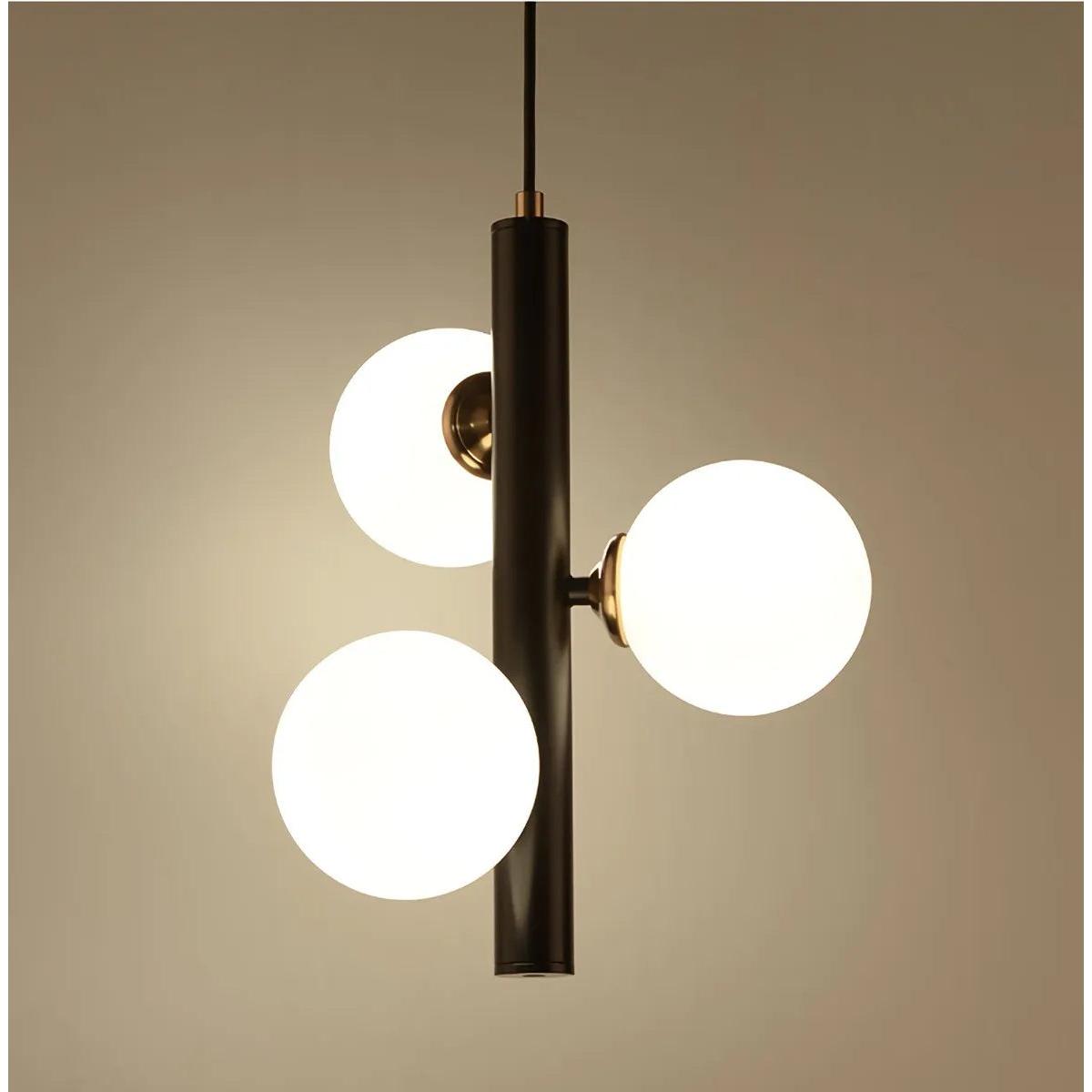 Lampara De Techo Colgante Vintage Triple