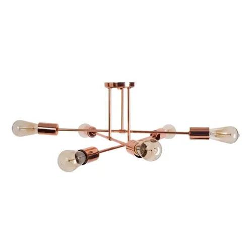 Lampara De Techo Decorativa Tipo Plafón 6 Brazo. Exito Corp