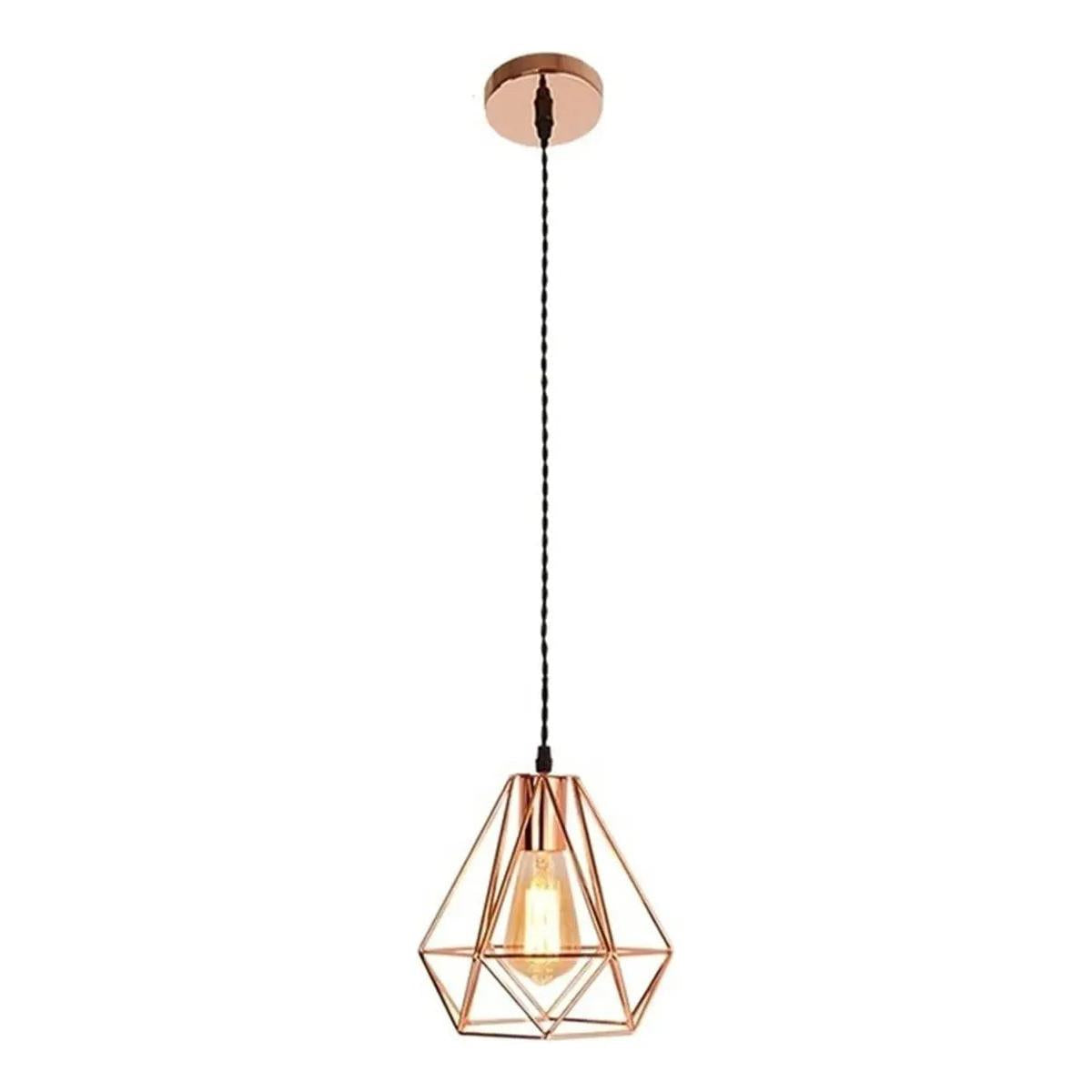 Lámpara De Techo Vintage Cobre Para Sala, Cocina, Etc.