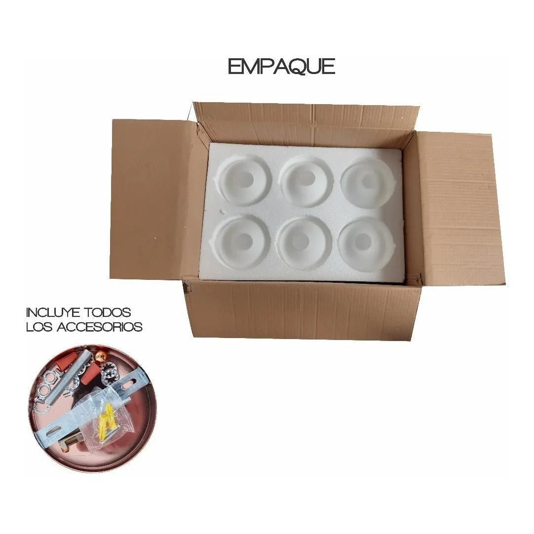Lampara De Techo Decorativa De Bolas Opalizadas Modelo Odise