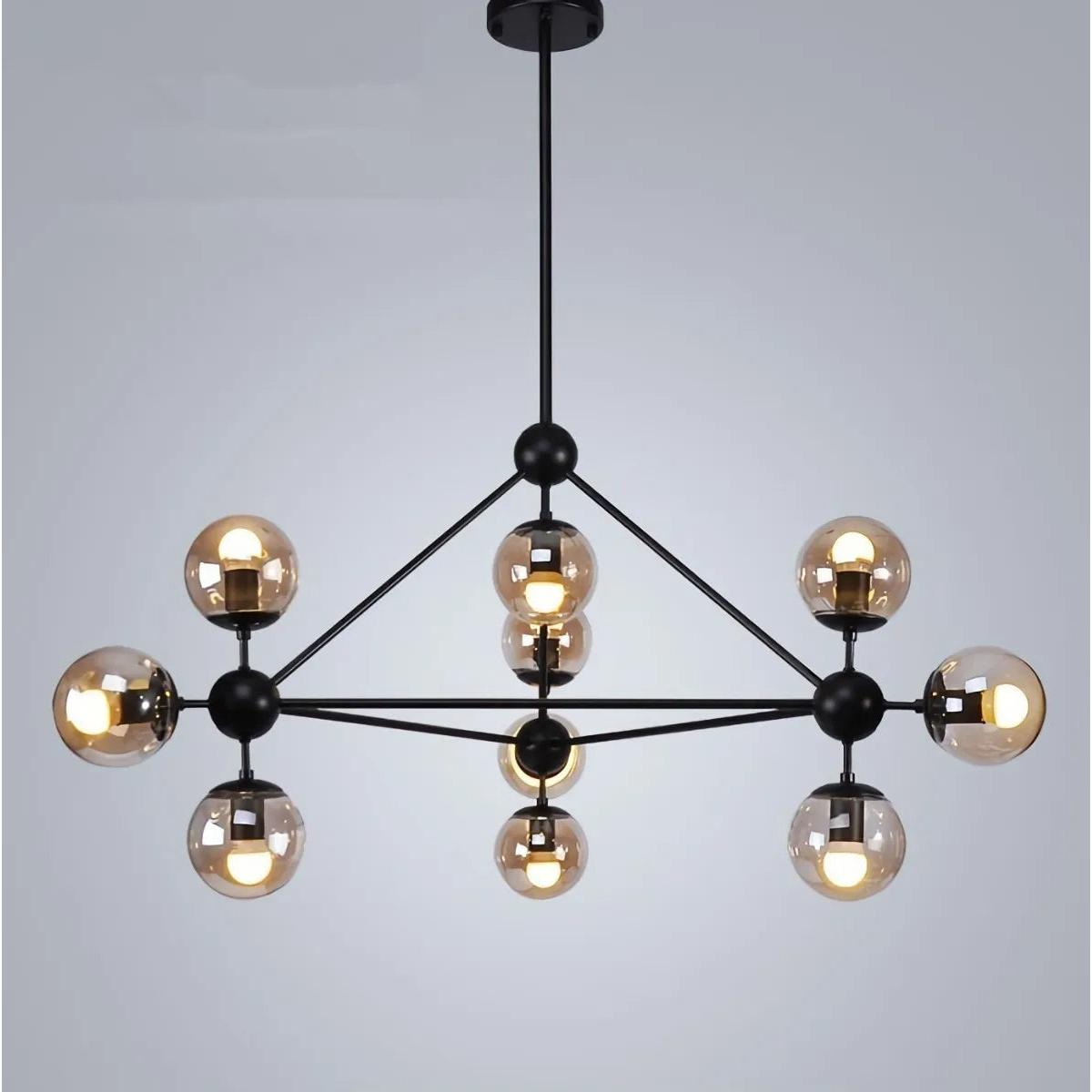 Lámpara De Techo Colgante Vintage Candelabro Modelo Industry