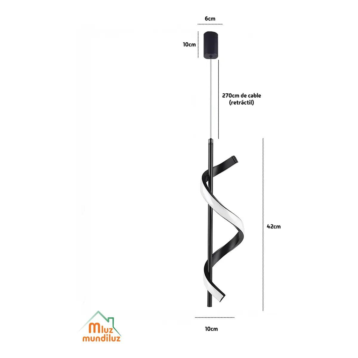 Lampara De Techo Decorativa Moderna Modelo Merlin