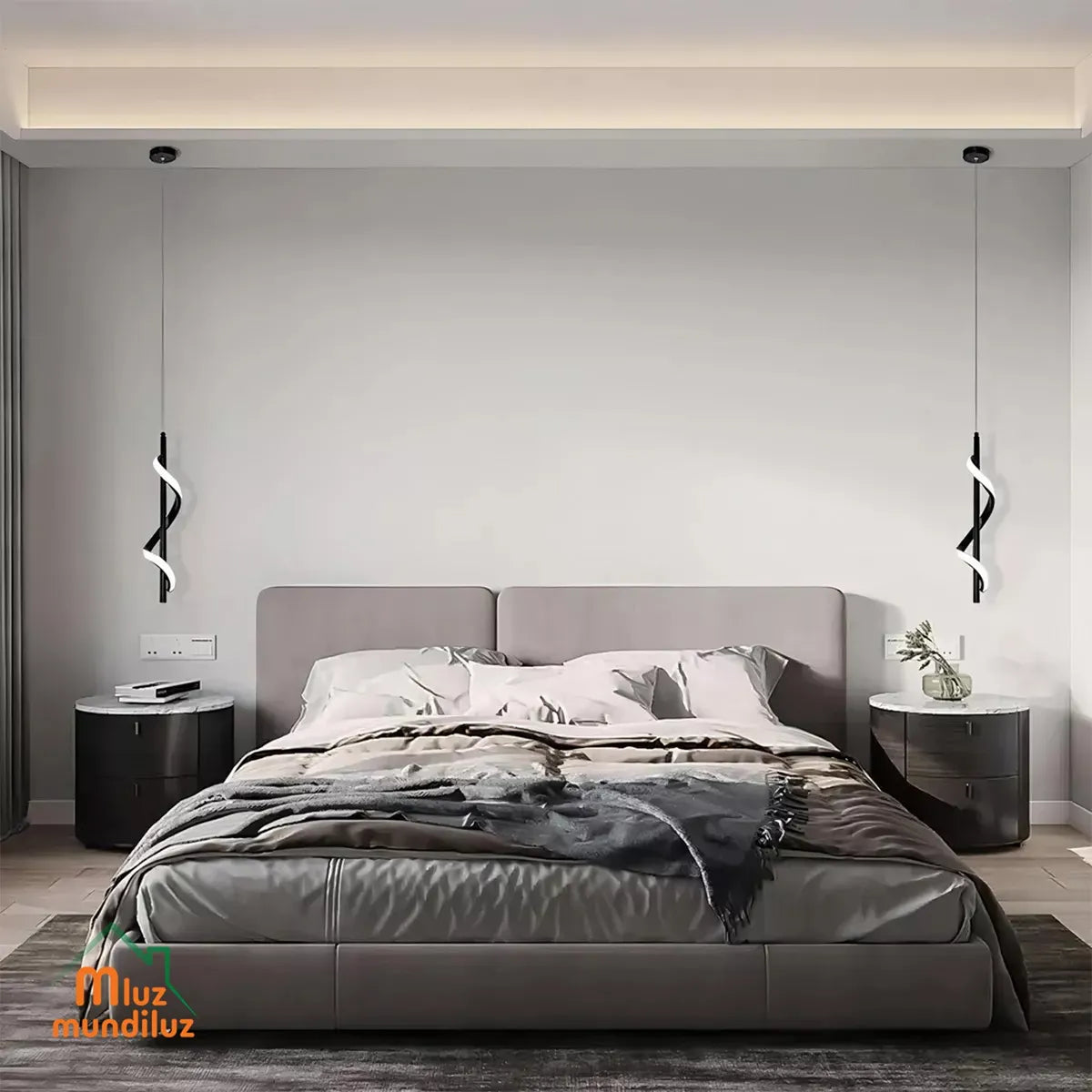 Lampara De Techo Decorativa Moderna Modelo Merlin