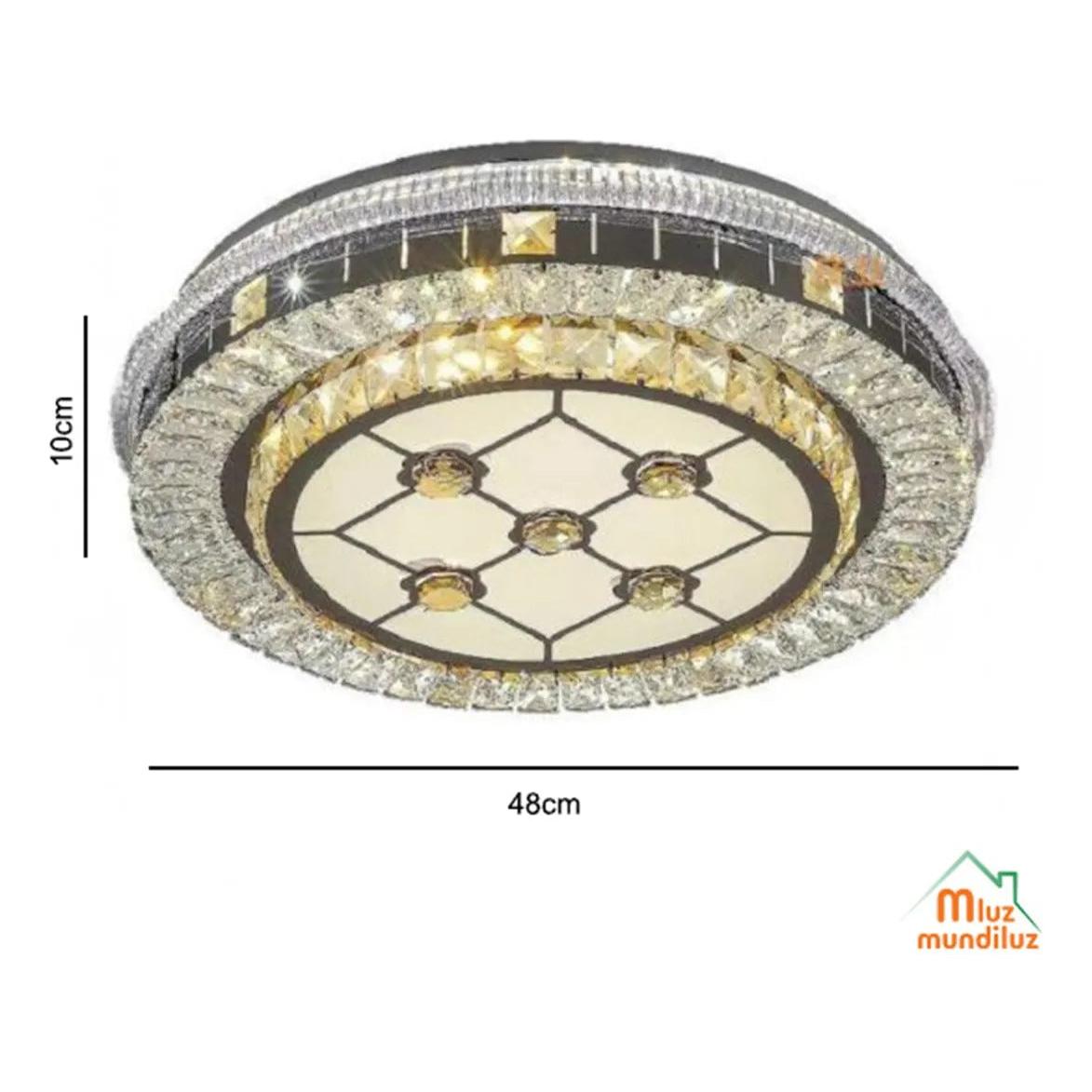 Lámpara Plafon De Techo Cristal Super Elegante Modelo Opus.