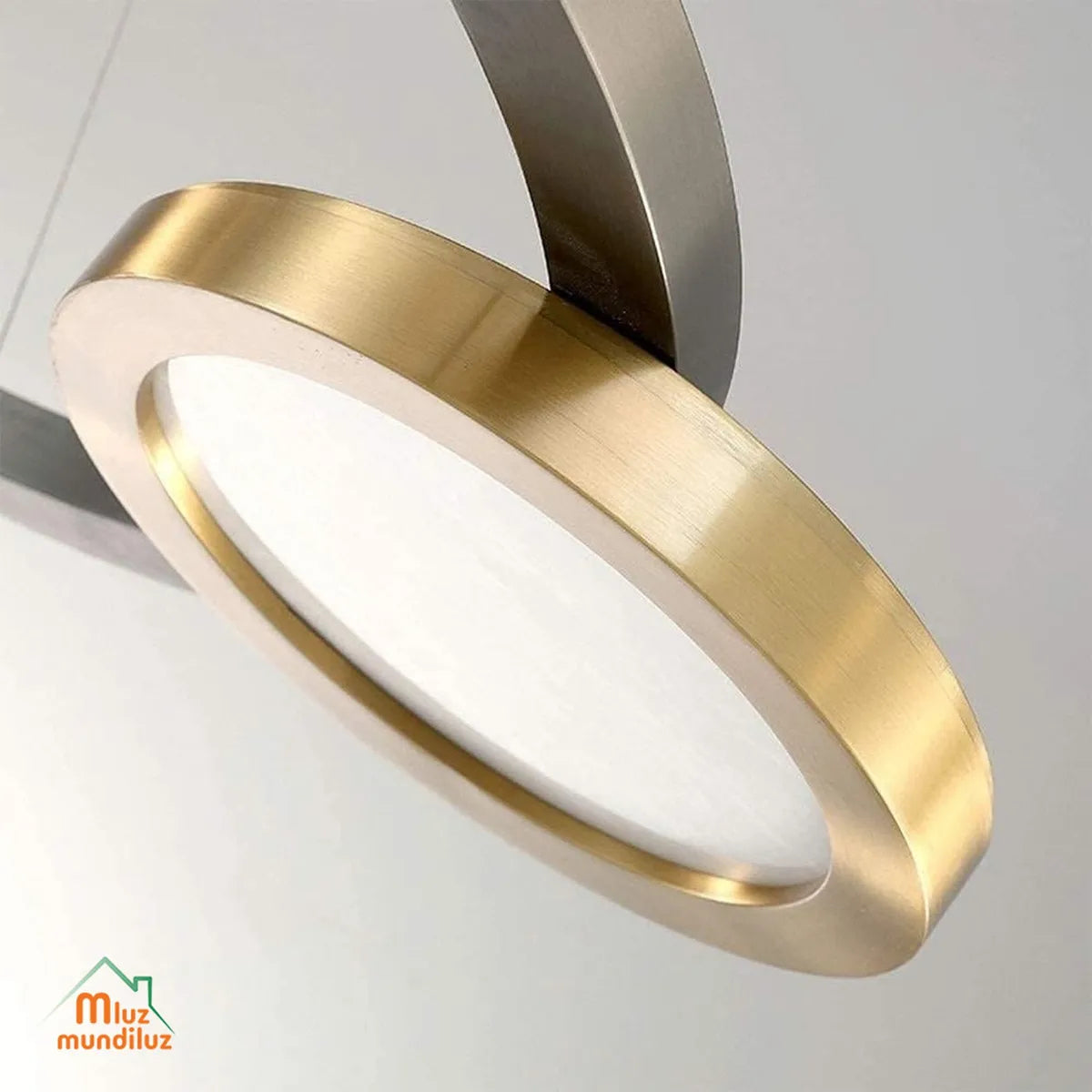 Lampara De Techo Con Aros Colgante Decorativa Titan