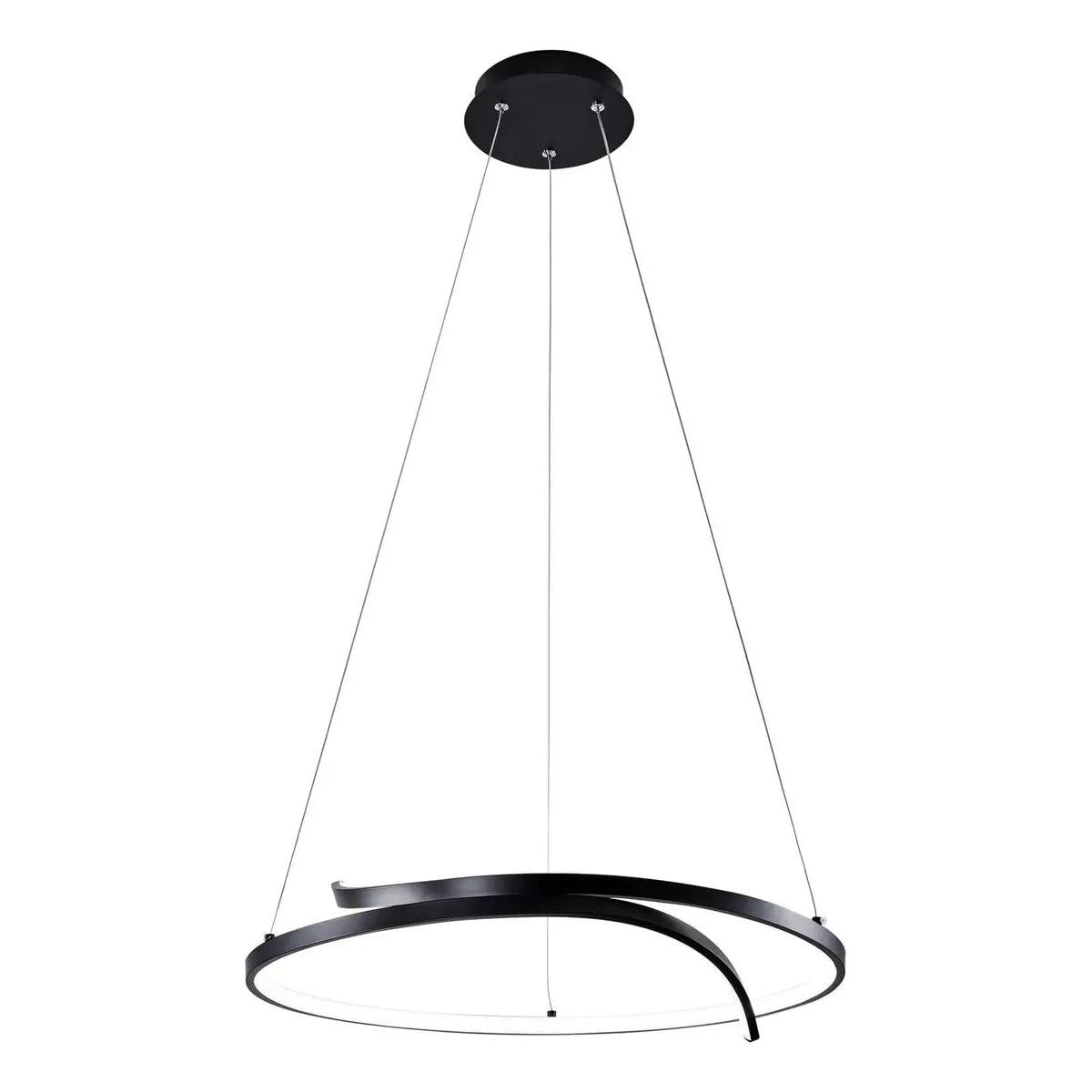 Lámpara De Techo Decorativa Moderna Tipo Aro Modelo Aura