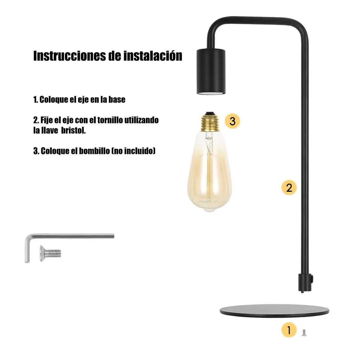 Lámpara De Mesa Escritorio Exito Corp