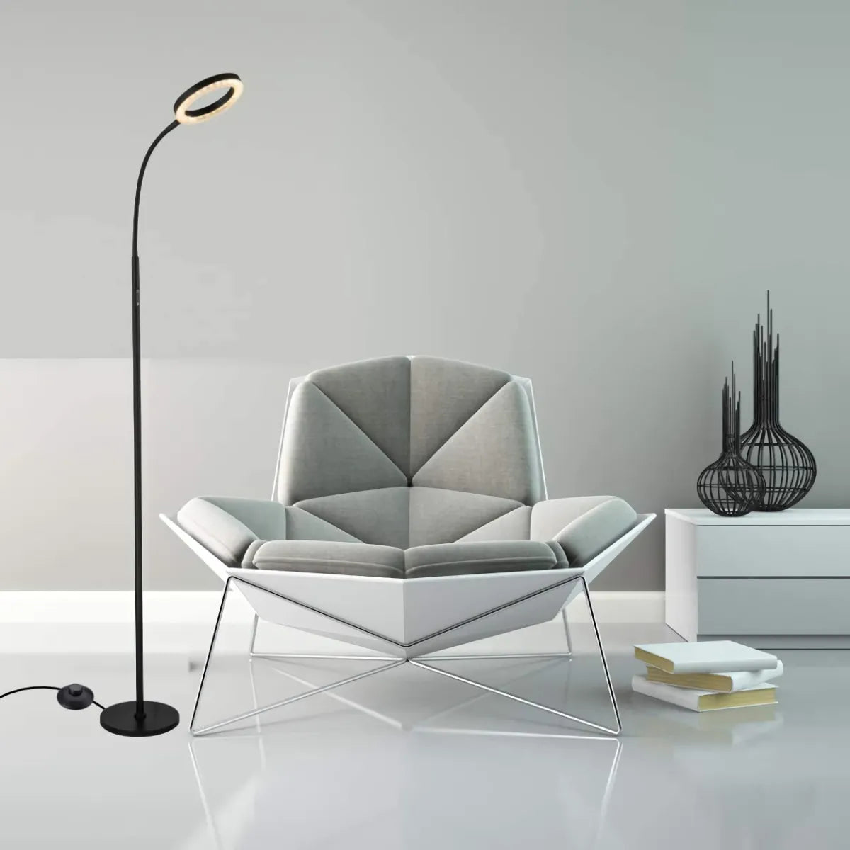 Lampara De Piso Moderna Decorativa Para Salas . Exito Corp.