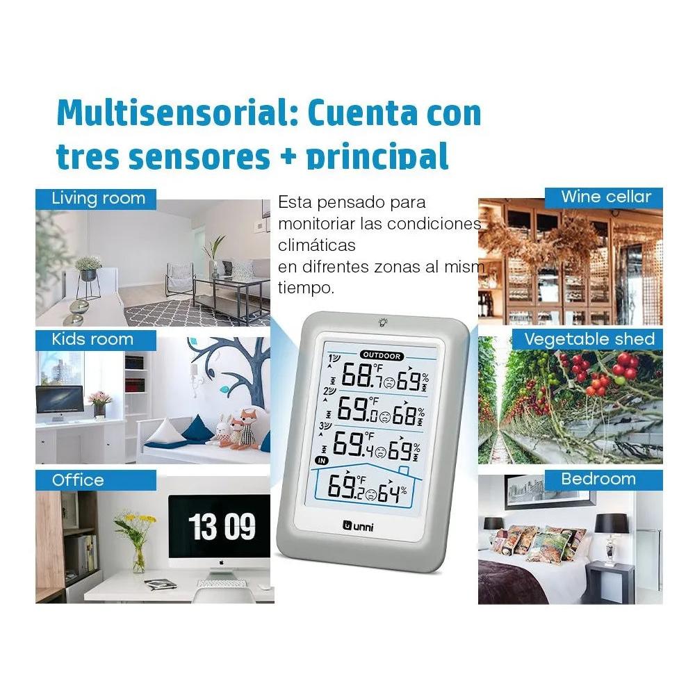 Termohigrometro Digital Multisensorial Con 4 Sensores