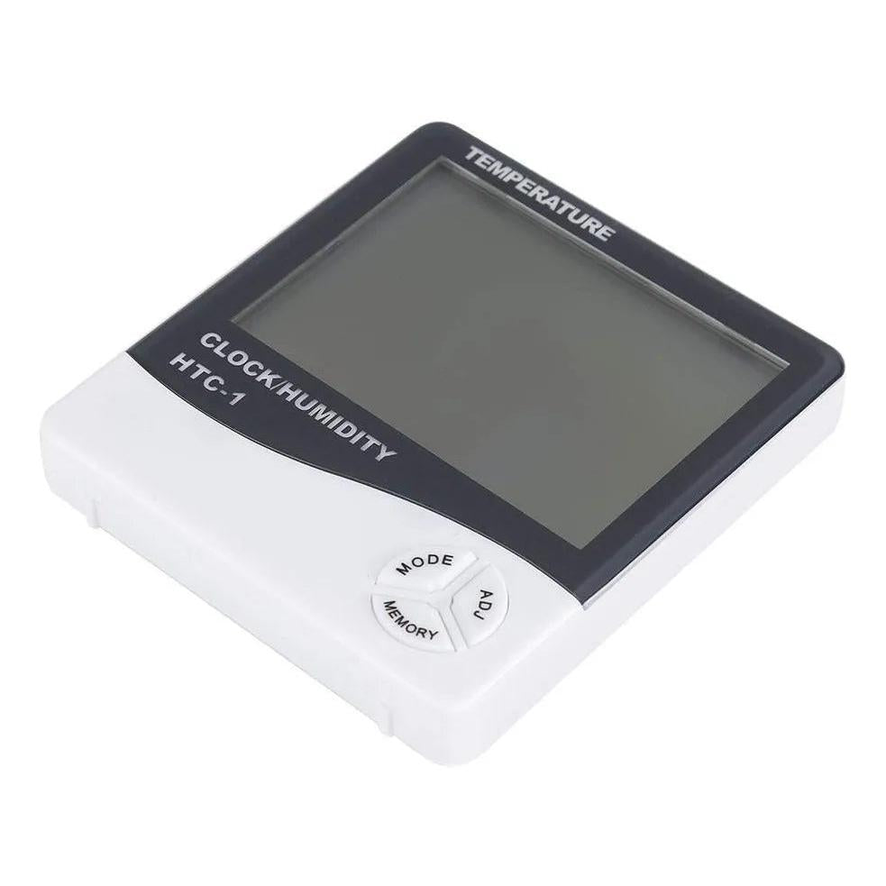Medidor Humedad Termo Hidrómetro Reloj Digital