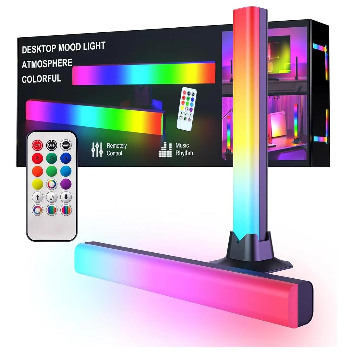 Barras De Luz Led Inteligente Con Sensor Sonido Ritmo Gamer