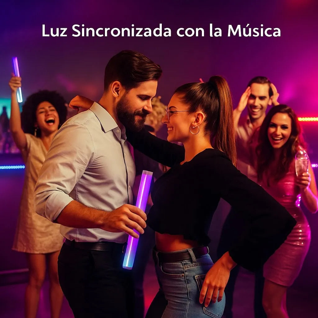 Barras De Luz Led Inteligente Con Sensor Sonido Ritmo Gamer